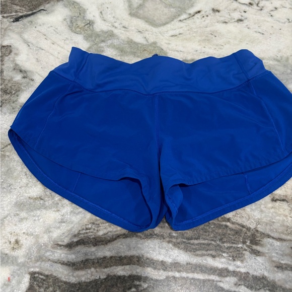 lululemon athletica Women's Vibrant Blue Athletic Shorts, Size:4 - Picture 7 of 8